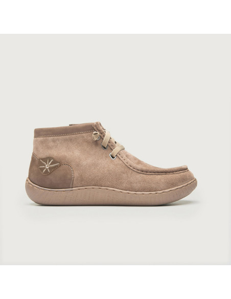 Zapato abotinado Wallabee NAYA barefoot Sunni Sabbi  TAUPE
