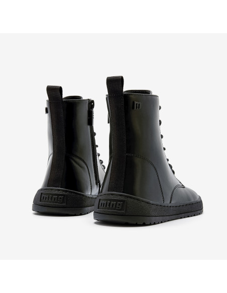 Botín barefoot con cordón POLY NEGRO Mustang
