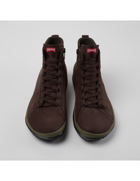 Botín Minimalista Peu Pista GM GORE-TEX Camper Nobuck Marrón