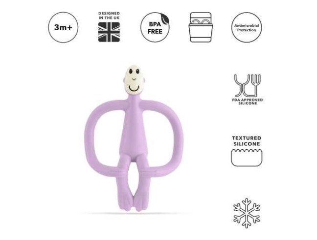 Mordedor  Silicona Matchstick Monkey LILA