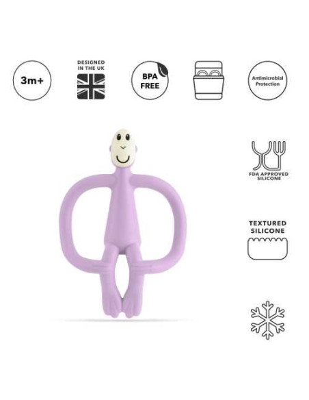 Mordedor  Silicona Matchstick Monkey LILA