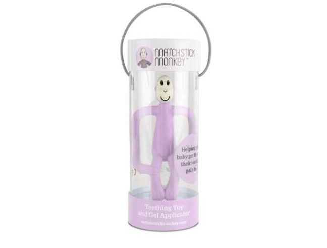 Mordedor  Silicona Matchstick Monkey LILA