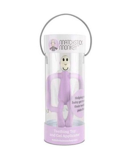 Mordedor  Silicona Matchstick Monkey LILA