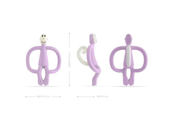 Mordedor  Silicona Matchstick Monkey LILA