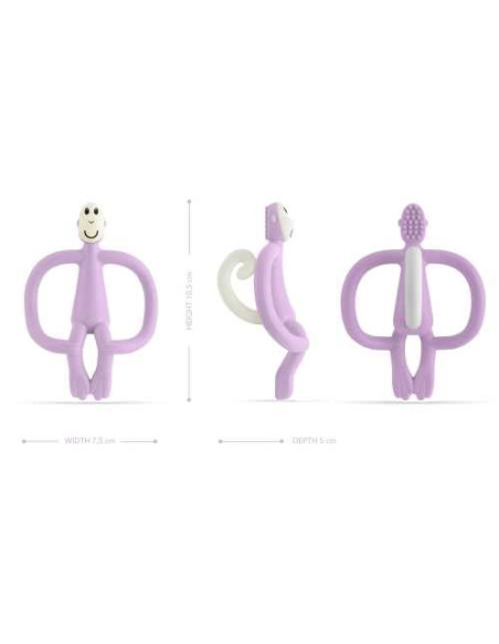 Mordedor  Silicona Matchstick Monkey LILA