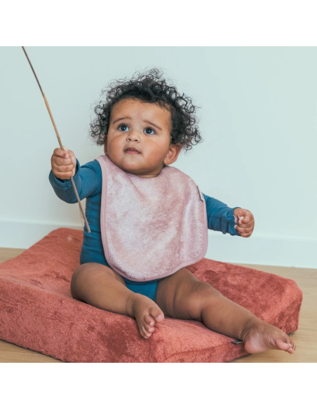 Babero waterproof Timboo- Misty Rose