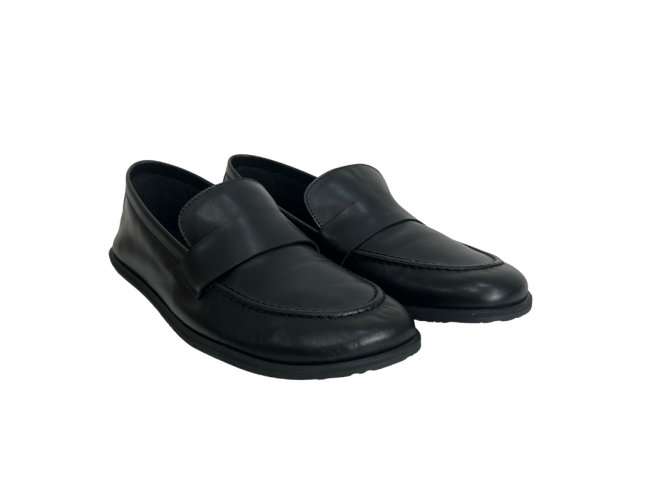 Mocasin Barefoot Napa Negro EliSoft Shoes