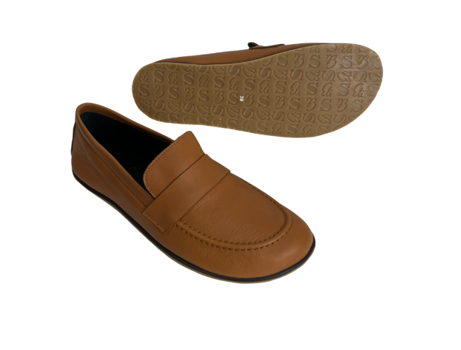 Mocasin Barefoot Napa Camel EliSoft Shoes