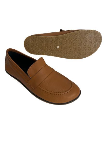 Mocasin Barefoot Napa Camel EliSoft Shoes