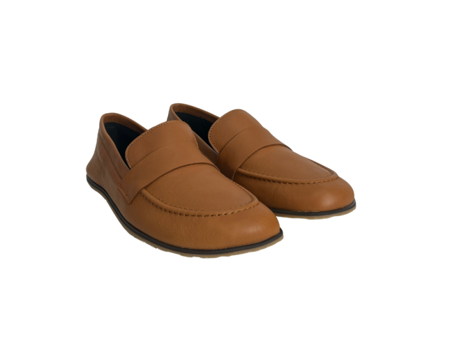 Mocasin Barefoot Napa Camel EliSoft Shoes