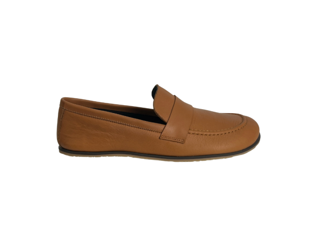Mocasin Barefoot Napa Camel EliSoft Shoes