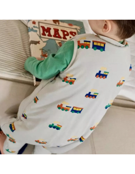 Pijama manta Molis&Co - Tiny Trains - TOG 2.5