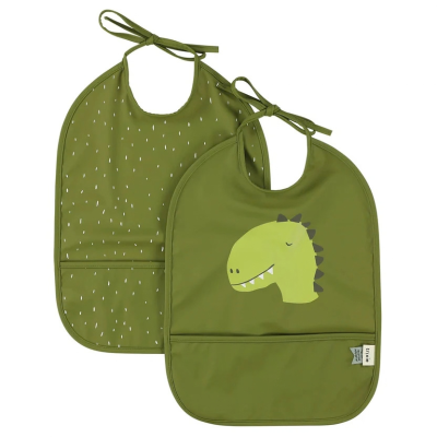 Set 2 Babero impermeable Trixie Dino