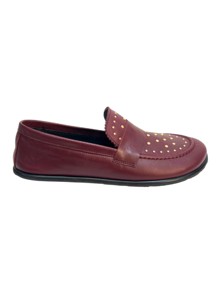 Mocasin Barefoot Cathay Burdeos EliSoft Shoes