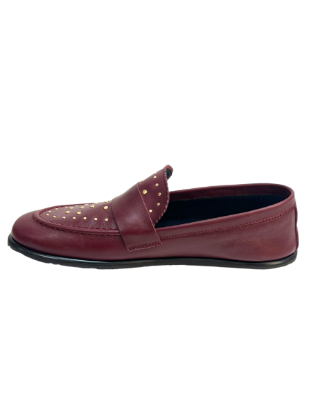 Mocasin Barefoot Cathay Burdeos EliSoft Shoes