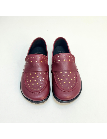 Mocasin Barefoot Cathay Burdeos EliSoft Shoes