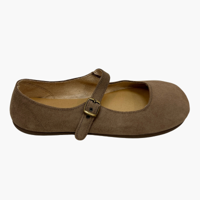 Merceditas Barefoot Taupe Batilas