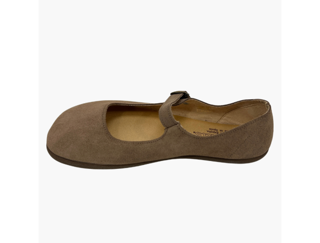 Merceditas Barefoot Taupe Batilas