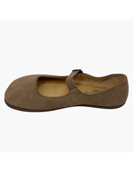 Merceditas Barefoot Taupe Batilas