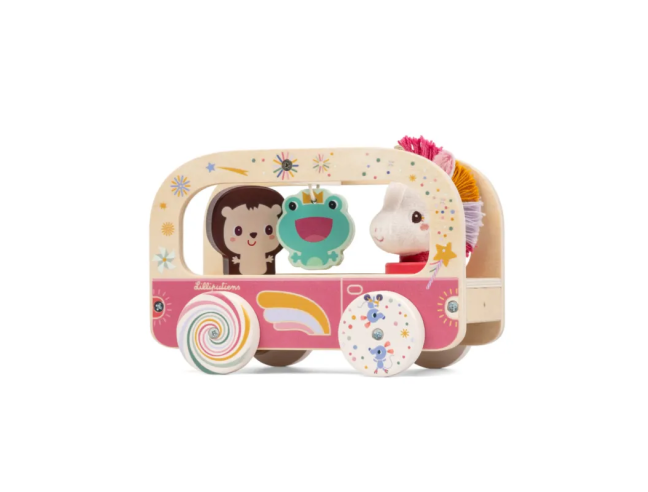 AUTOBÚS MÁGICO DE MADERA LENA