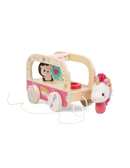 AUTOBÚS MÁGICO DE MADERA LENA
