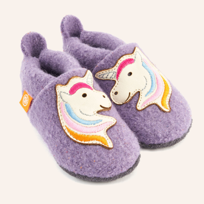 Zapato gateo ORANGENKINDER AMIGO Lana Unicornio