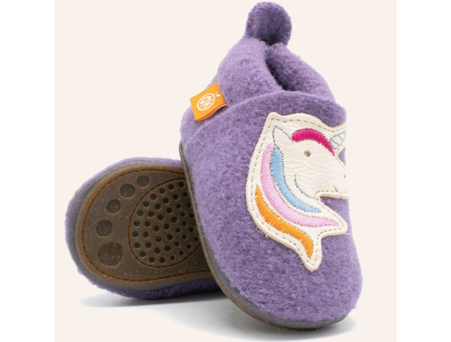 Zapato gateo ORANGENKINDER AMIGO Lana Unicornio