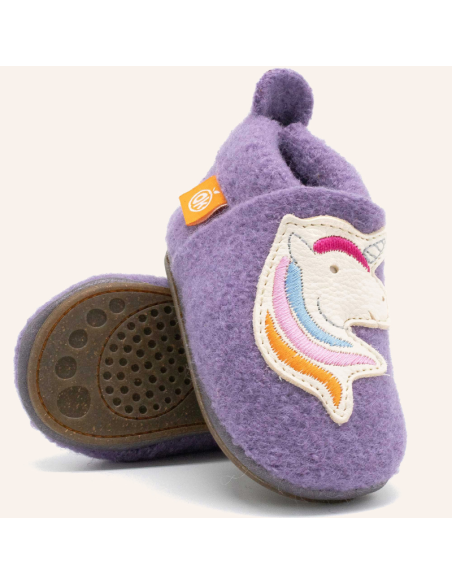 Zapato gateo ORANGENKINDER AMIGO Lana Unicornio