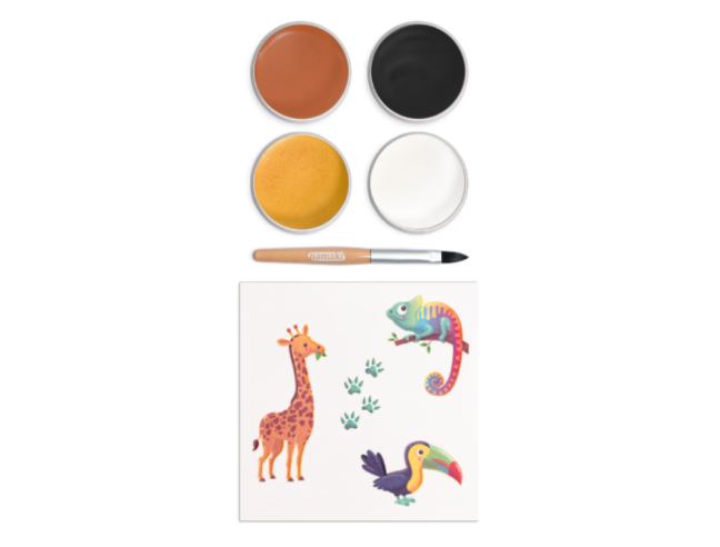 Maquillaje ecológico KIT 4 colores de cara...