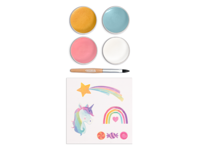 Maquillaje ecológico KIT 4 colores de cara...