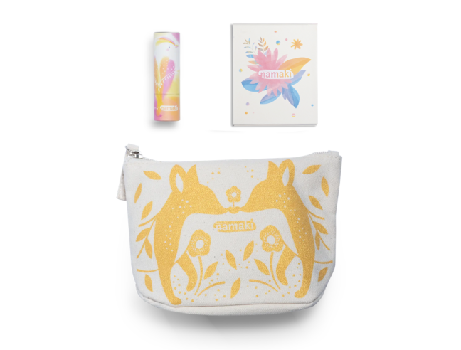 Estuche Maquillaje Eco Namaki Oro (Labial +...