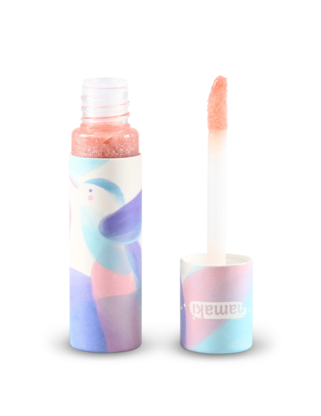 Gloss Glitter Ecológico Pink Namaki