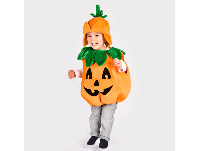 Disfraz capa Calabaza DEN GODA FEN 1-4 AÑOS