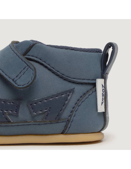 Náquera Feroz Azul Denim Microfibra Nobuck