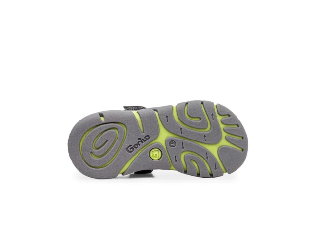 Deportiva Barefoot Summit Gorila Gris/Verde