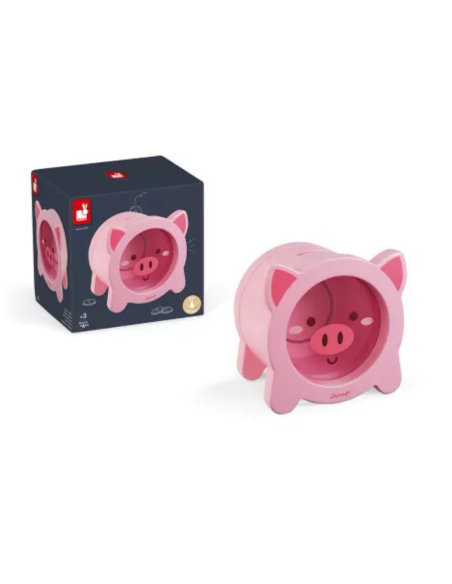 HUCHA TRANSPARENTE CERDITO Janod