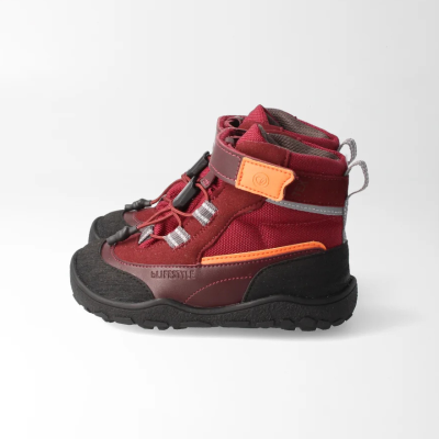 Botín barefoot impermeable Tex Burdeos bLifestyle
