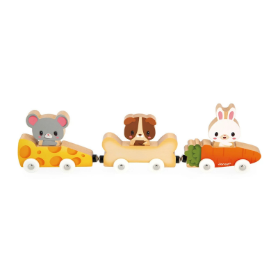 Tren con animales magnéticos Janod