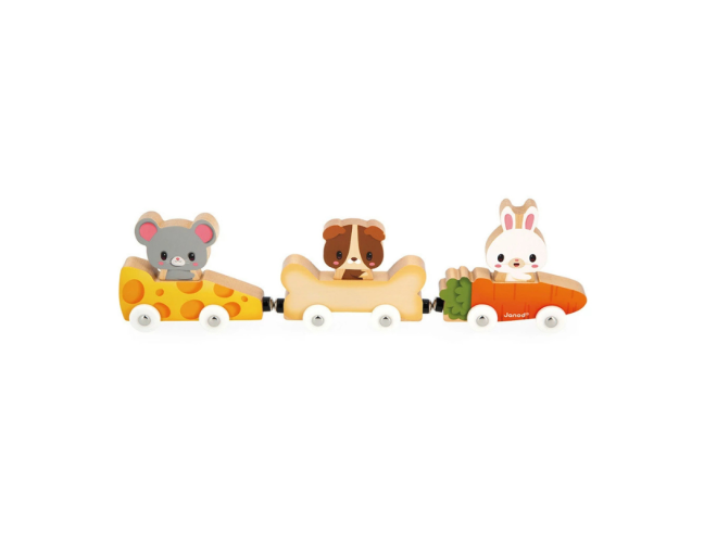 Tren con animales magnéticos Janod