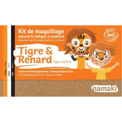 Kit maquillaje Namaki TIGRE-ZORRO BIO* NEW