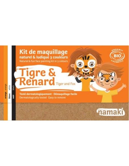 Kit maquillaje Namaki TIGRE-ZORRO BIO* NEW