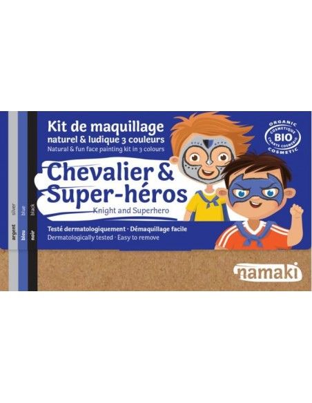 Kit maquillaje ecológico Namaki CABALLERO-SUPERHEROE BIO* NEW