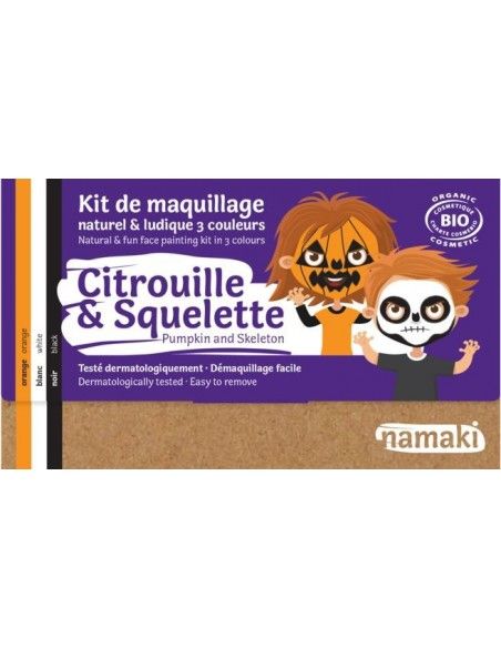 Kit maquillaje Namaki CITROUILLE/ESQUELET BIO* NEW