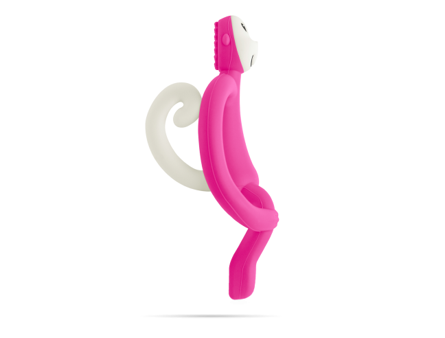 Cepillo silicona Matchstick Monkey ROSA