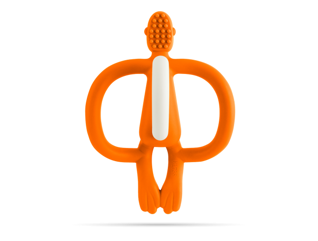 Cepillo silicona Matchstick Monkey NARANJA