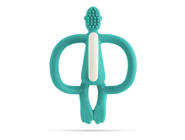 Cepillo silicona Matchstick Monkey VERDE