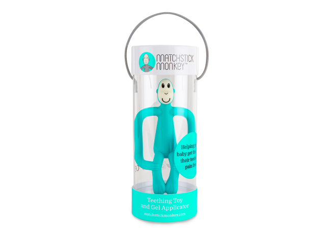 Cepillo silicona Matchstick Monkey VERDE