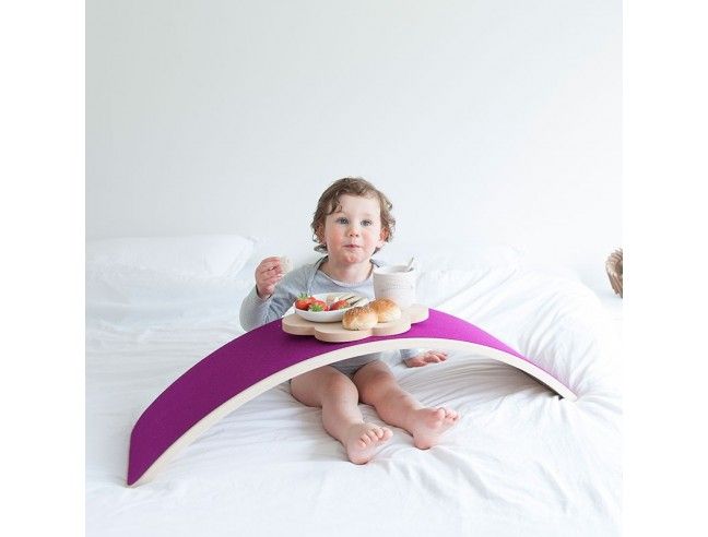 Wobbel Board con fieltro (Fucsia)