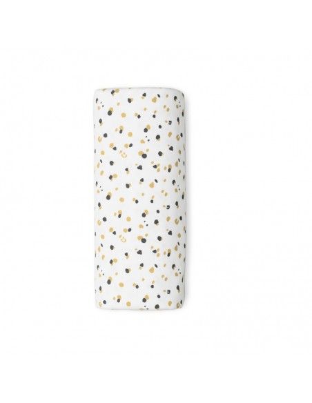Muselina Bambú SONPETIT Leo Beige Blanco