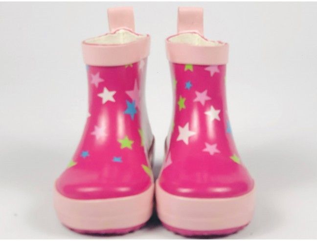 Botas Caña Baja Playshoes Estrellas rosas